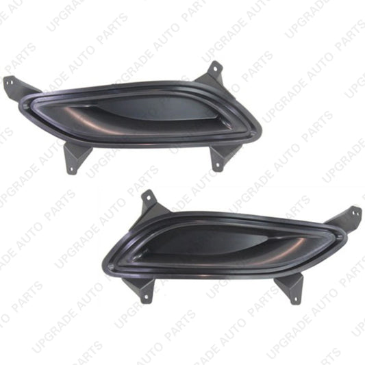 Fog Light Covers Compatible with 2011-2013 Hyundai Sonata, Driver & Passenger Side