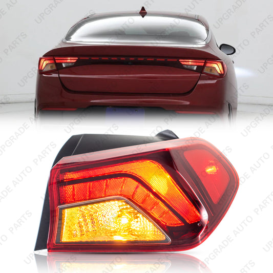 Halogen Outer Tail Light Compatible with 2021-2024 Kia K5 LX/LXS, Passenger Side