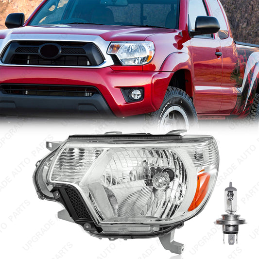 Halogen Headlight Compatible with 2012-2015 Toyota Tacoma, Driver Side