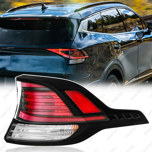 LED Outer Tail Light Assembly Compatible with 2023 2024 Kia Sportage LX/SX/EX/X-Pro/X-Line, Passenger Side