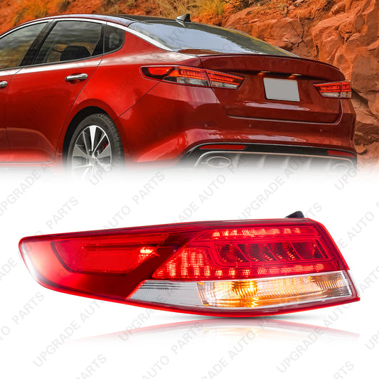 LED Outer Tail Light Compatible with 2016-2018 Kia Optima, Driver Side