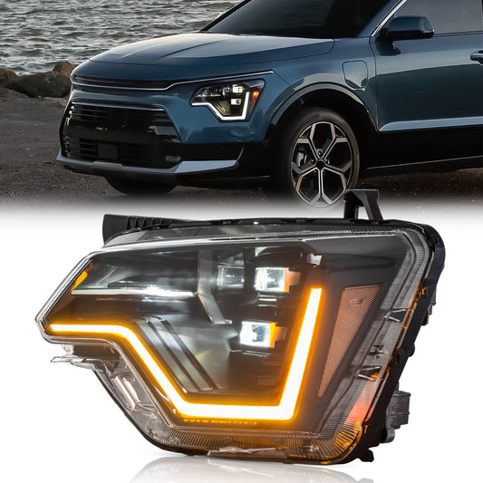 Full LED Headlight Compatible with 2023-2025 Kia Niro SX/SX Touring, Driver Side