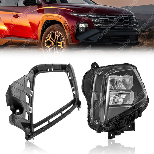 LED Reflector Headlight Assembly Compatible with 2025 2026 Hyundai Tucson, Passenger Side