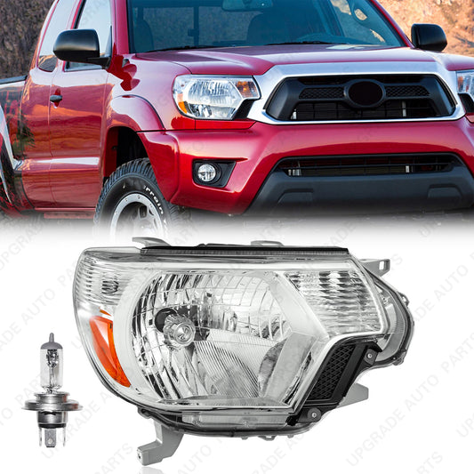 Halogen Headlight Compatible with 2012-2015 Toyota Tacoma, Passenger Side