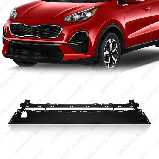 Front Bumper Lower Grille Compatible with 2020-2022 Kia Sportage Gloss Black