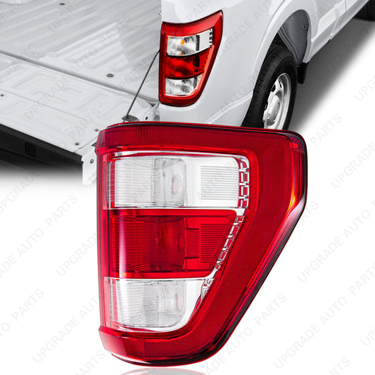 Halogen Outer Tail Light Compatible with 2021-2023 Ford F-150, Passenger Side
