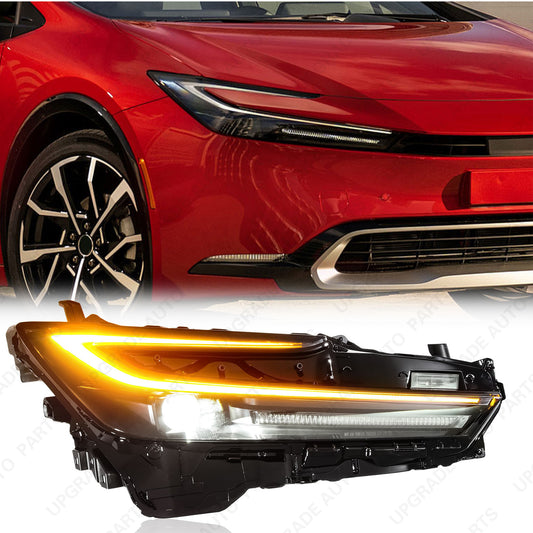 LED Headlight Compatible with 2023 2024 Toyota Prius, Passenger Side
