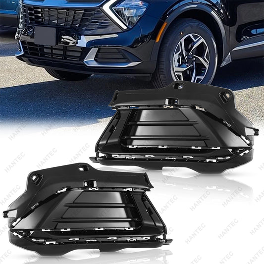 Fog Light Bezels Compatible with 2023 2024 Kia Sportage, Driver & Passenger Side
