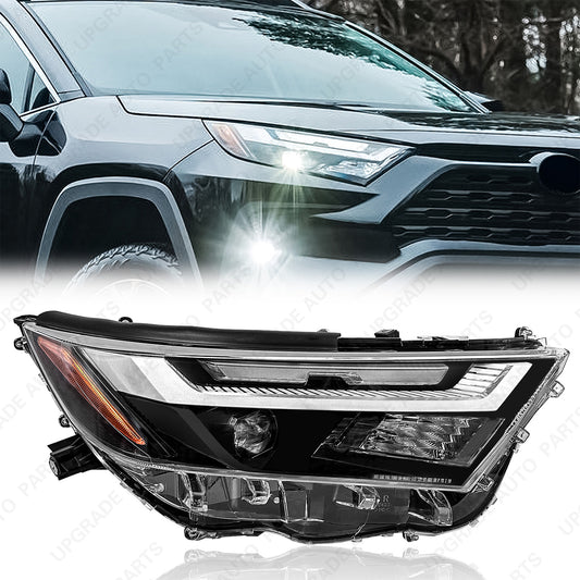 LED Headlight Compatible with 2022 2023 Toyota RAV-4, Passenger Side
