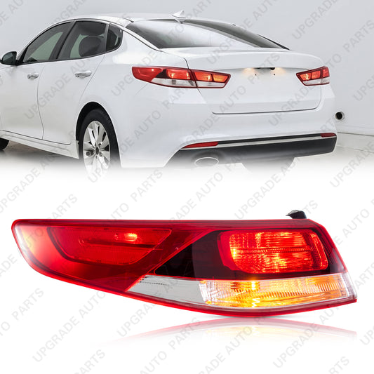 Halogen Outer Tail Light Compatible with 2016-2020 Kia Optima LX, Driver Side