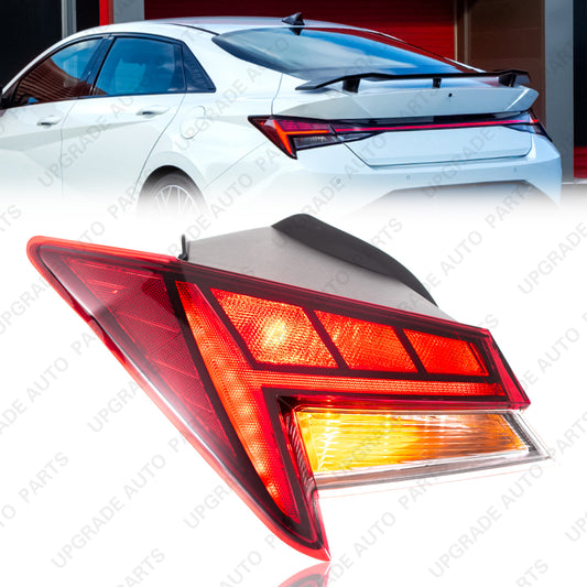 LED Outer Tail Light Compatible with 2021-2025 Hyundai Elantra Korea Built, Driver Side