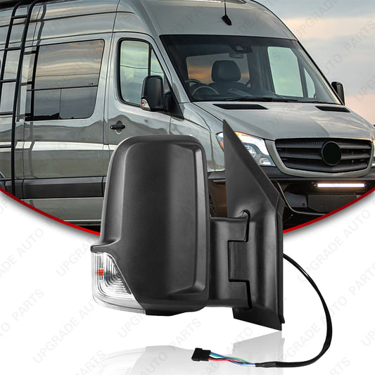 Side Mirror Compatible with 2006-2018 Mercedes Benz/Dodge/Freightliner Sprinter
