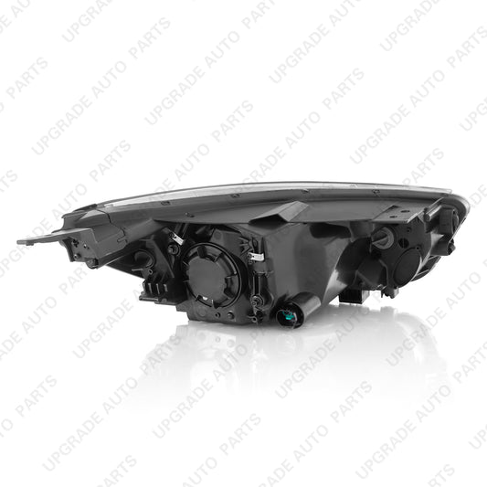 Halogen Headlight Assembly with Bulbs Compatible with 2018-2023 Kia Rio Sedan, Driver Side