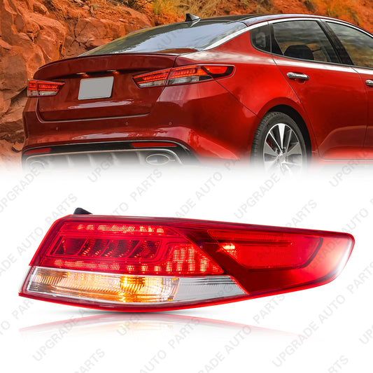 LED Outer Tail Light Compatible with 2016-2018 Kia Optima, Passenger Side