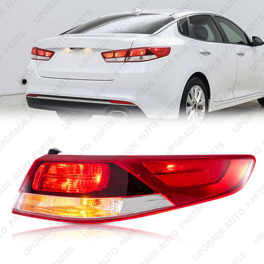 Halogen Outer Tail Light Compatible with 2016-2020 Kia Optima LX, Passenger Side