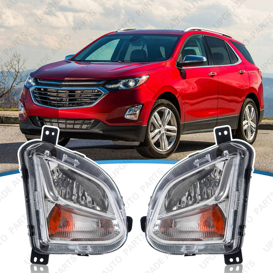 Fog Lights Compatible with 2018-2021 Chevrolet Equinox LT/Premier, Driver & Passenger Side