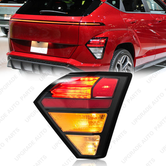 LED Tail Light With Halogen Turn Signal Compatible with 2024 2025 Hyundai Kona SE/SEL/N-Line, Passenger Side