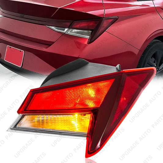 Outer Tail Light Assembly with DRL (USA Built) Compatible with 2021-2025 Hyundai Elantra SE/SEL, Passenger Side