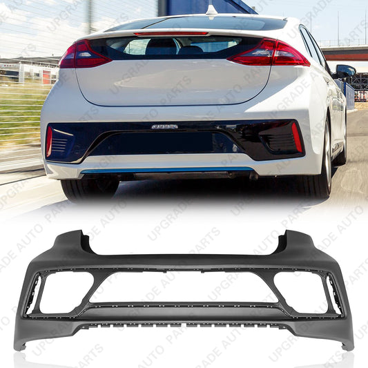 Back Rear Bumper Cover Compatible with 2017-2019 Hyundai Ioniq