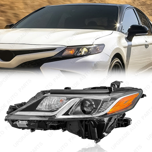 LED Headlight Assembly Compatible with 2019 2020 Toyota Camry LE/L/SE, Driver Side