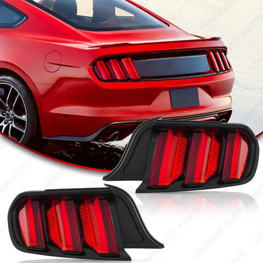 LED Outer Tail Light Compatible with 2015-2023 Ford Mustang, Driver & Passenger Side