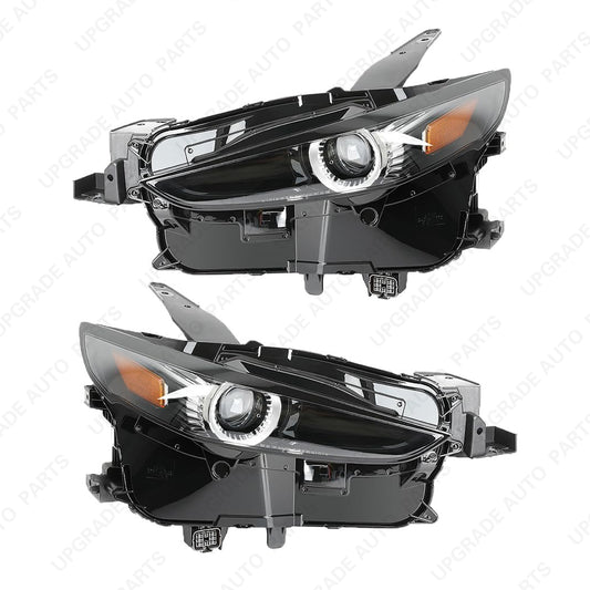 LED Headlight Assembly Compatible with 2020-2022 Mazda CX-30 Low Configuration, Driver & Passenger Side