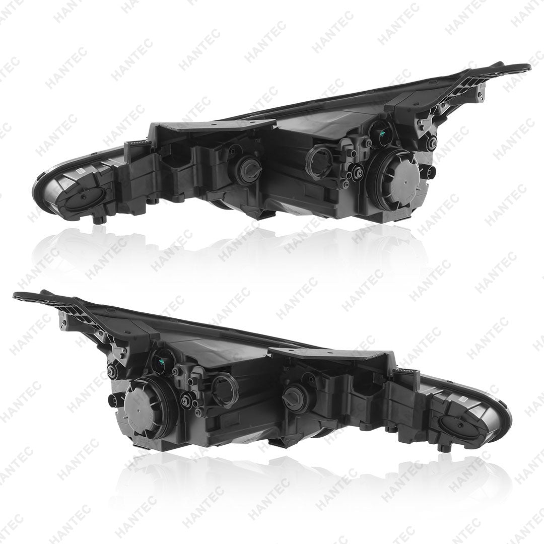HANTEC Compatible with 19-20 Hyundai Elantra Halogen Headlight Without DRL With Bulbs