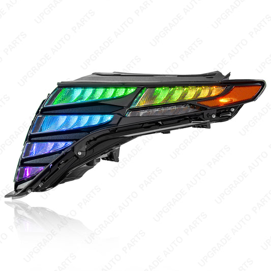 Mobile Control LED Headlight RGB Compatible with 2022-2024 Hyundai Tucson, Driver Side
