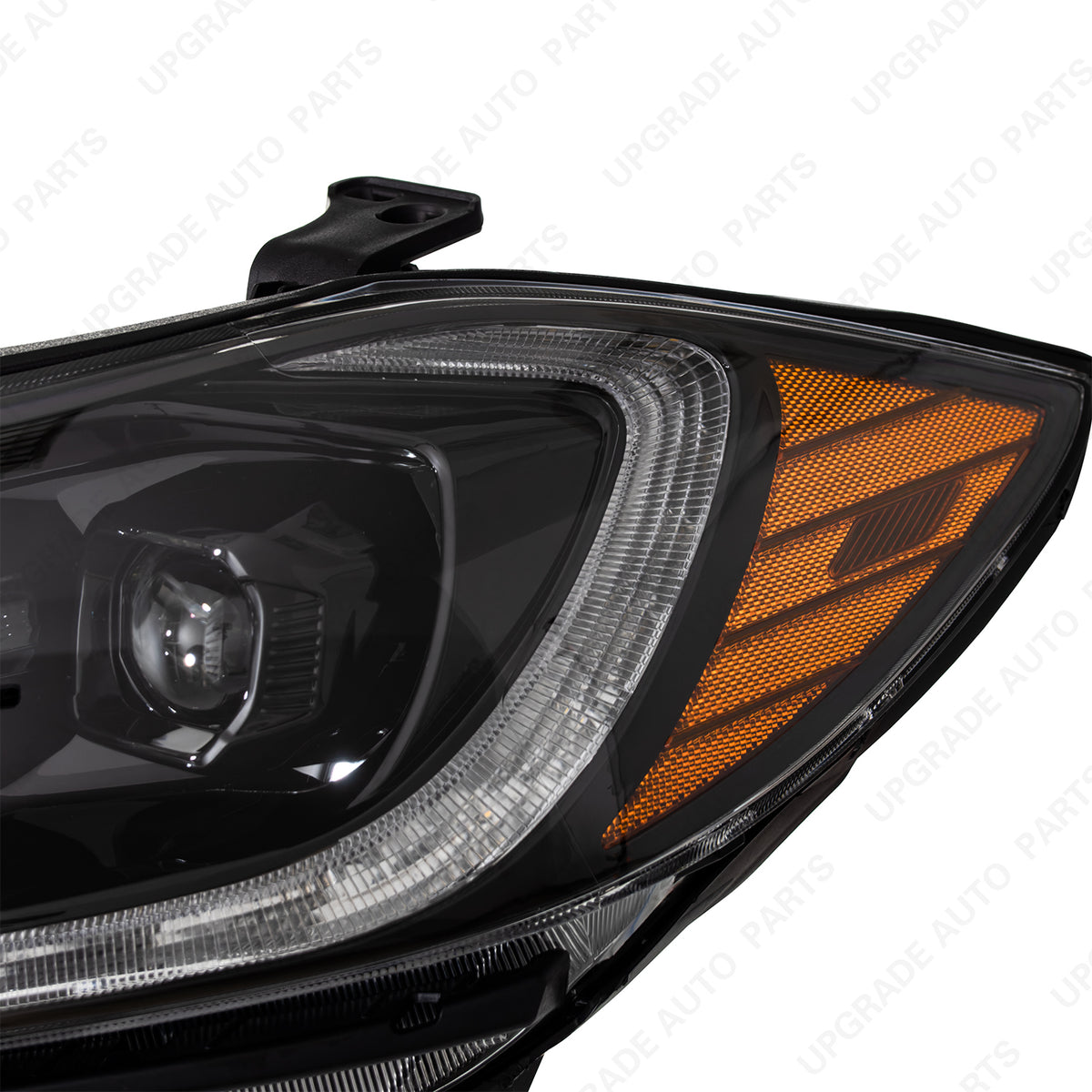 UPGRADE Auto Parts LED Custom Headlights with DRL Compatible with 2017 2018 Hyundai Elantra, Driver & Passenger Side