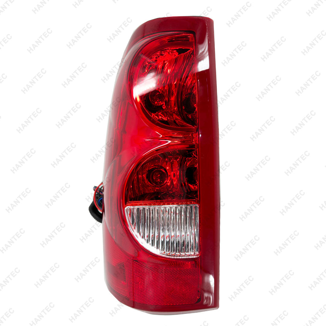 HANTEC Compatible with 03-06 Chevrolet Silverado Halogen Outer Tail Light With Bulbs