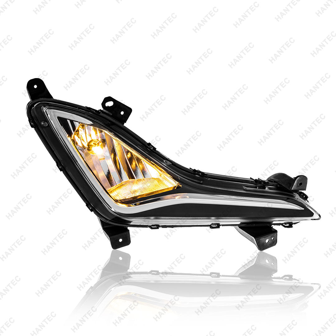 HANTEC Compatible with 14-16 Hyundai Elantra Halogen Fog Lamp Without DRL With Bulbs