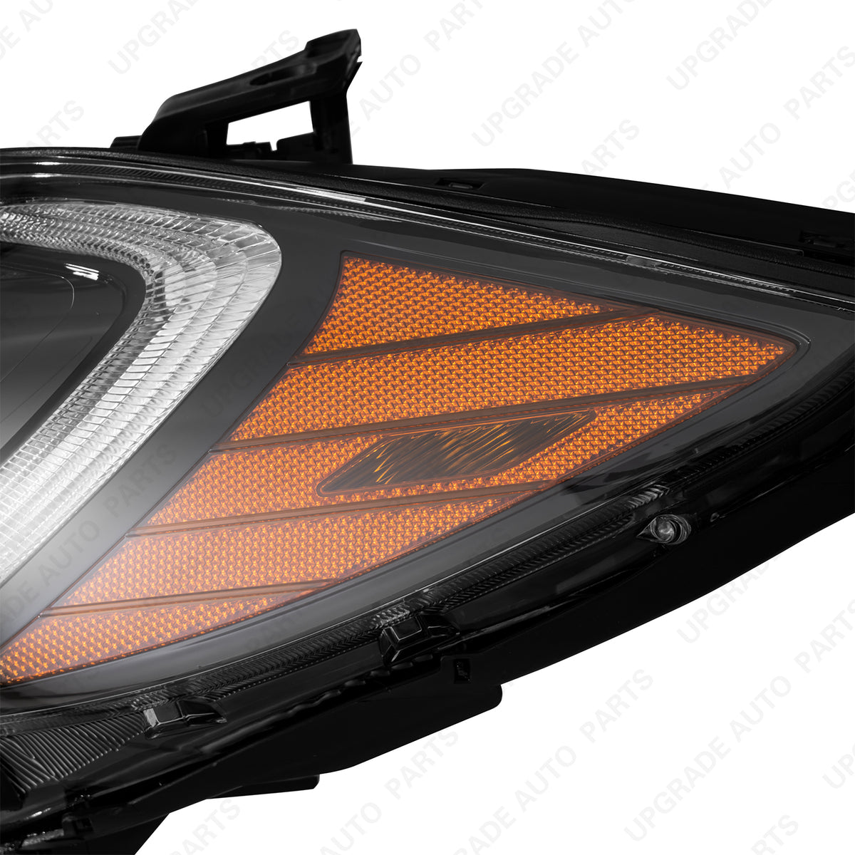 UPGRADE Auto Parts LED Custom Headlights with DRL Compatible with 2017 2018 Hyundai Elantra, Driver & Passenger Side